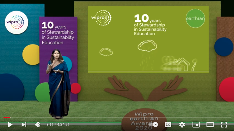 Wipro earthian 2020 Awards Event