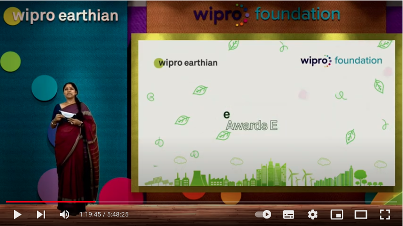Wipro earthian 2021 Awards Event